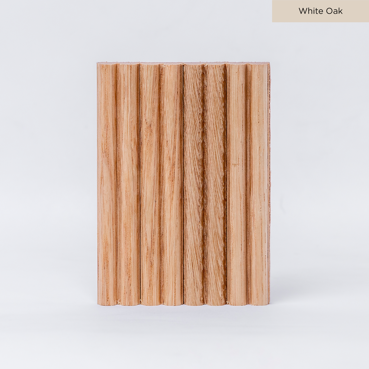 802PRODUCTS & buzz wood factory 天板 CM61137 - White Oak Fluted Solid Wood Wall Panel - Casa Metier
